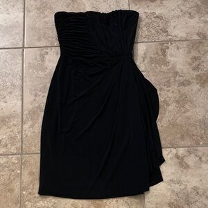 Ricki’s S Small Elegant Black Strapless Dress Graduation Prom Wedding formal